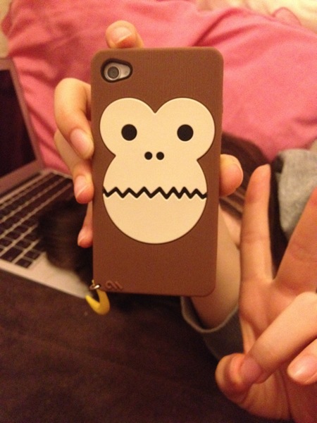 お猿のiPhoneケース
